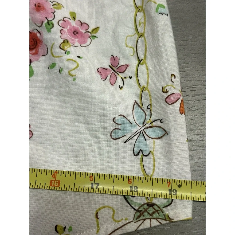 Vintage The Cat's Pajamas Short Set Button Front Birds Short Sleeve Rare - Picture 14 of 16